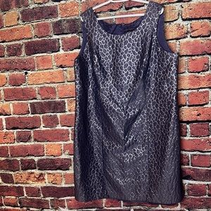 onyx nite by wendye chaitin women’s dress size 22W purple & silver fully lined